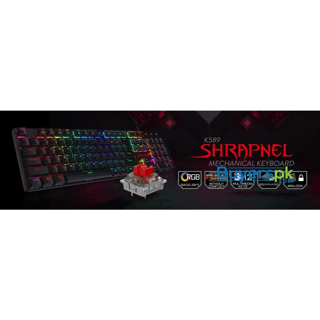 Redragon K589 Shrapnel Rgb Low Profile Mechanical Gaming Keyboard - Price in Pakistan Redragon K589 Shrapnel Rgb Low Profile Mechanical Gaming Keyboard - Price in Pakistan